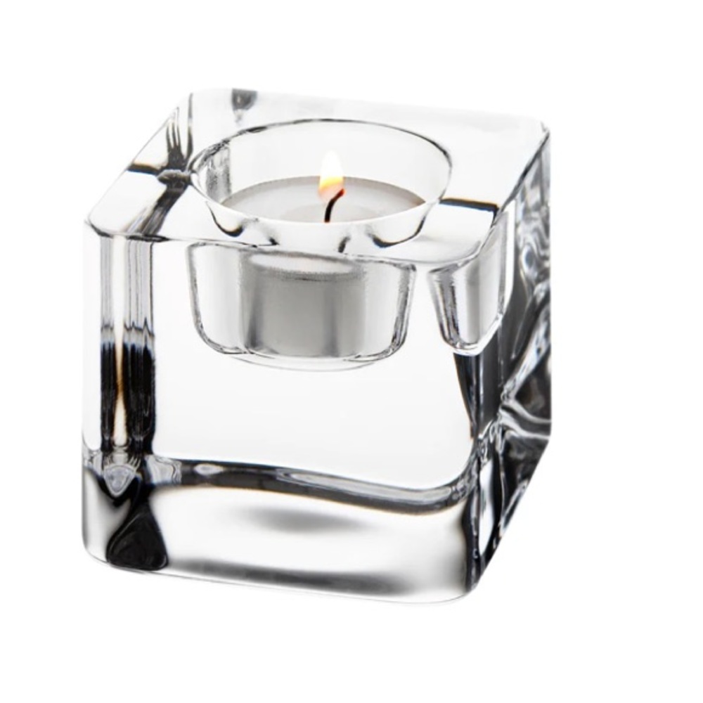 Orrefors Cube Candle Light Holder